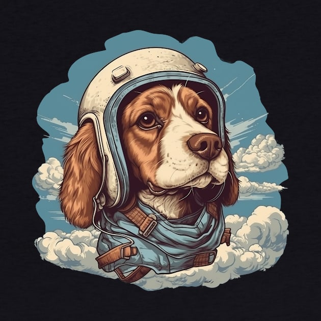 Aviator dog by GreenMary Design